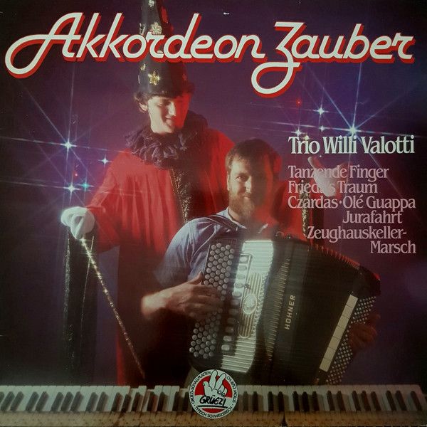 Grüezi LP 10-108 - Trio Willi Valotti - Akkordeon Zauber