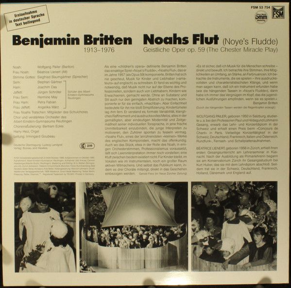 FSM FSM 53 754 - Benjamin Britten, Wolfgang Pailer, Béatrice Lie - Image 2