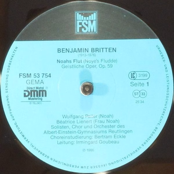 FSM FSM 53 754 - Benjamin Britten, Wolfgang Pailer, Béatrice Lie - Image 3