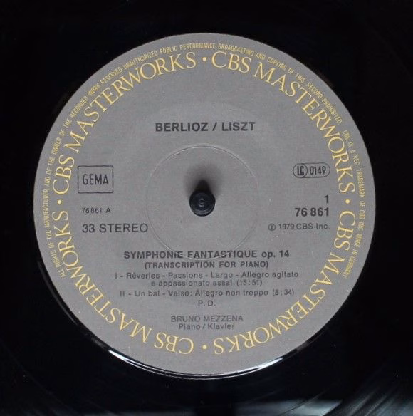 CBS 76861 - Hector Berlioz, Franz Liszt, Bruno Mezzena - Symphon - Image 5
