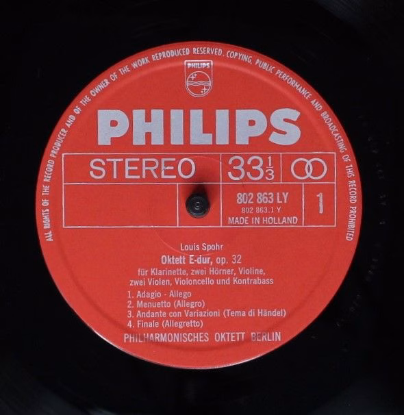 Philips 802 863 LY - Louis Spohr, Carl Maria von Weber, Richard - Image 3