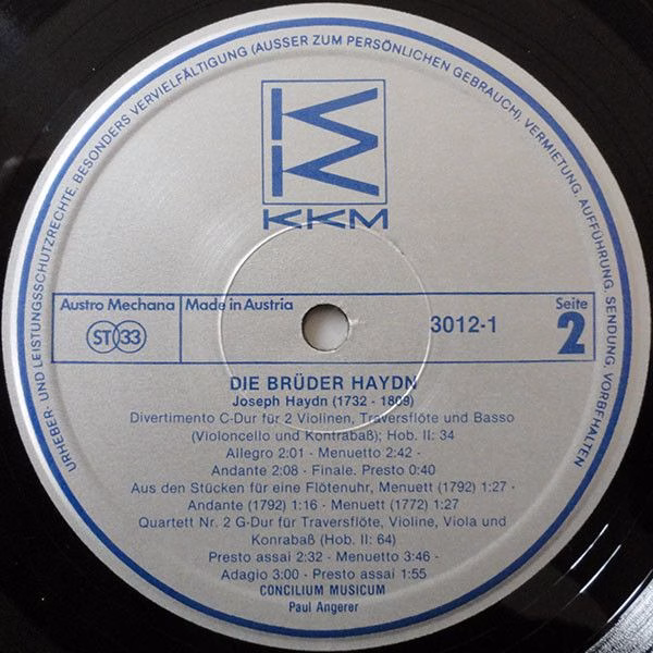KKM Records 3012-1 - Concilium Musicum, Paul Angerer - Die Brüde - Image 4