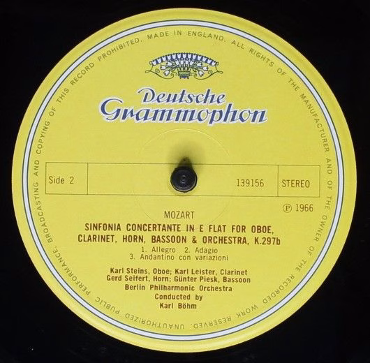 Deutsche Grammophon 139 156 - Wolfgang Amadeus Mozart, Karl Böhm - Image 4