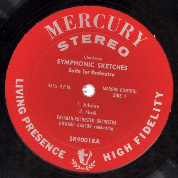 Mercury SR90018 - George Whitefield Chadwick, Howard Hanson, Eas - Image 3