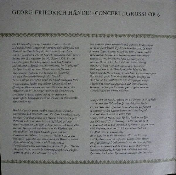 Intercord 973-09 Z - Georg Friedrich Händel, Süddeutsche Kammer- - Image 9