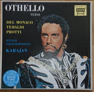 DECCA SXL 20031-33-B - Giuseppe Verdi, Mario del Monaco, Renata