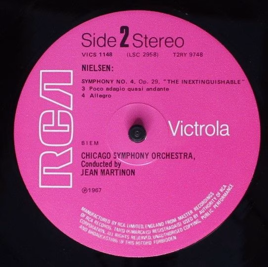 RCA Victrola VICS 1148 - Carl Nielsen, Jean Martinon, Chicago Sy - Image 4
