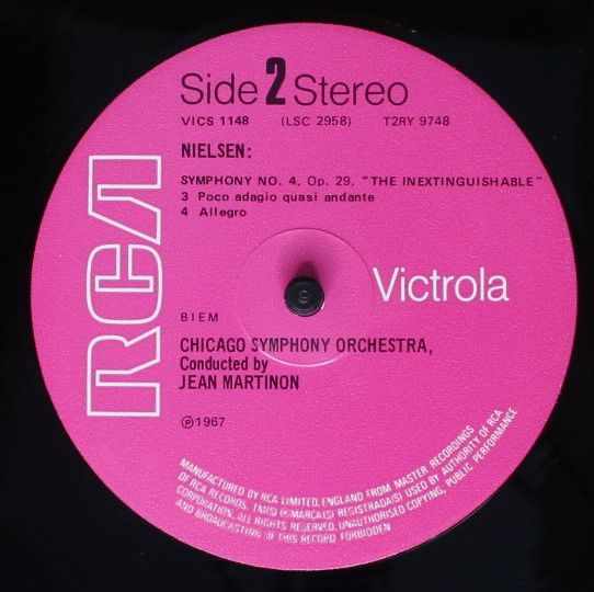 RCA Victrola VICS 1148 - Carl Nielsen, Jean Martinon, Chicago Sy - Image 4
