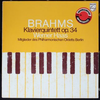 Philips 6500 705 - Johannes Brahms, Werner Haas, Members Of The