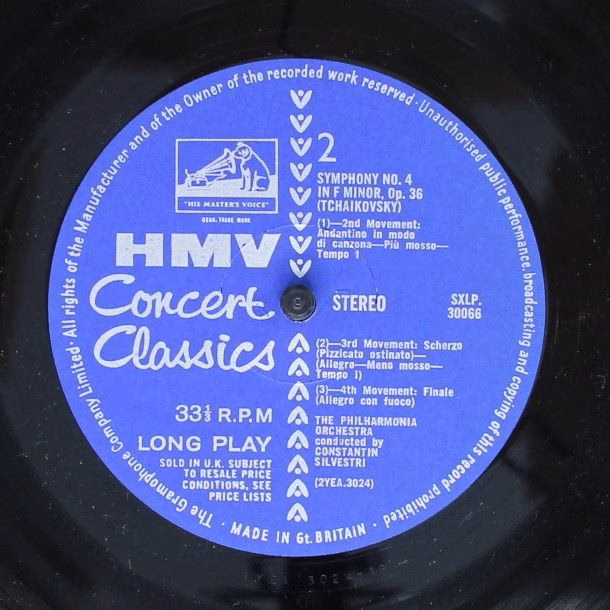 His Master's Voice SXLP 30066 - Pyotr Ilyich Tchaikovsky, Mikhai - Image 4