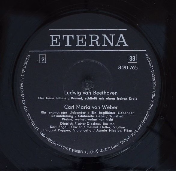 Eterna 8 20 765 - Joseph Haydn, Ludwig van Beethoven, Carl Maria - Image 2