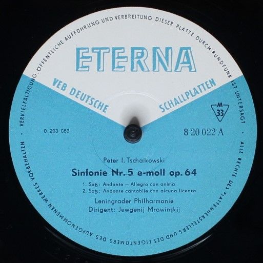 Eterna 8 20 022 - Pyotr Ilyich Tchaikovsky, Leningrad Philharmon - Image 3