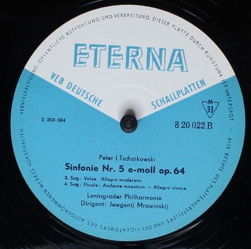 Eterna 8 20 022 - Pyotr Ilyich Tchaikovsky, Leningrad Philharmon - Image 4