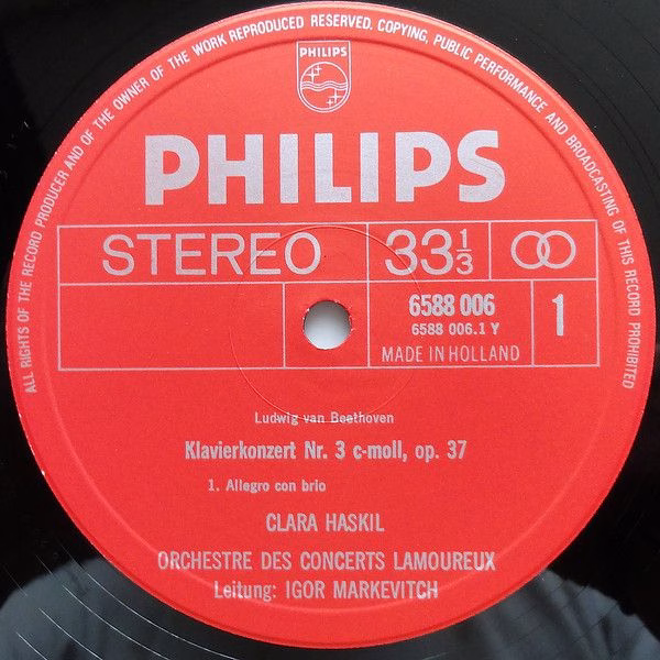 Philips 6733 002 - Clara Haskil, Wolfgang Amadeus Mozart, Ludwig - Image 4