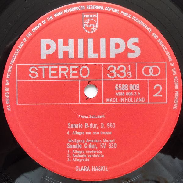 Philips 6733 002 - Clara Haskil, Wolfgang Amadeus Mozart, Ludwig - Image 9
