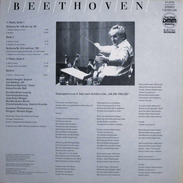 Eterna 7 25 025-026 - Ludwig van Beethoven, Alison Hargan, Ute W - Image 4
