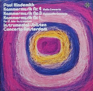 Telefunken SAT 22 544 - Paul Hindemith, Concerto Amsterdam - Kam