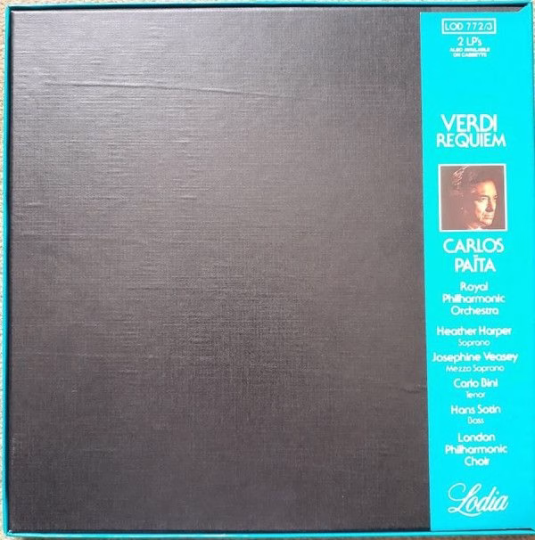 Lodia LOD 772/3 - Giuseppe Verdi, Carlos Païta, Heather Harper, - Image 2
