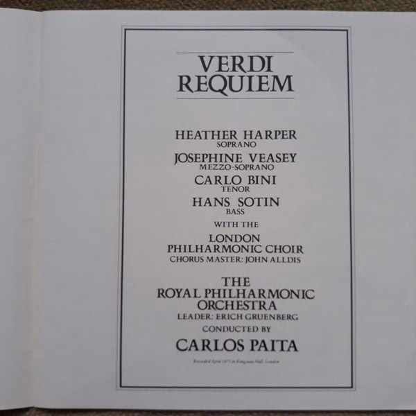 Lodia LOD 772/3 - Giuseppe Verdi, Carlos Païta, Heather Harper, - Image 9