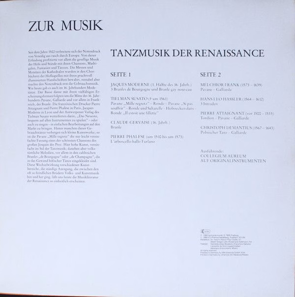 Deutsche Harmonia Mundi HM 806 A - Leonardo da Vinci - Le Figura - Image 6