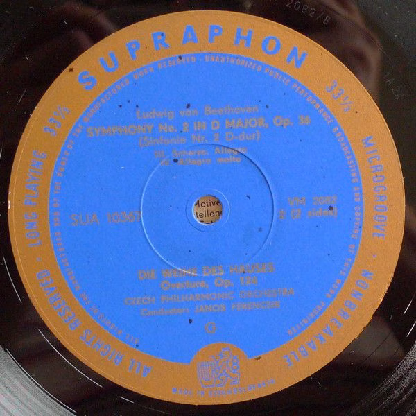 Supraphon SUA 10367 - Ludwig Van Beethoven - Symphony No. 2 D Ma - Image 4