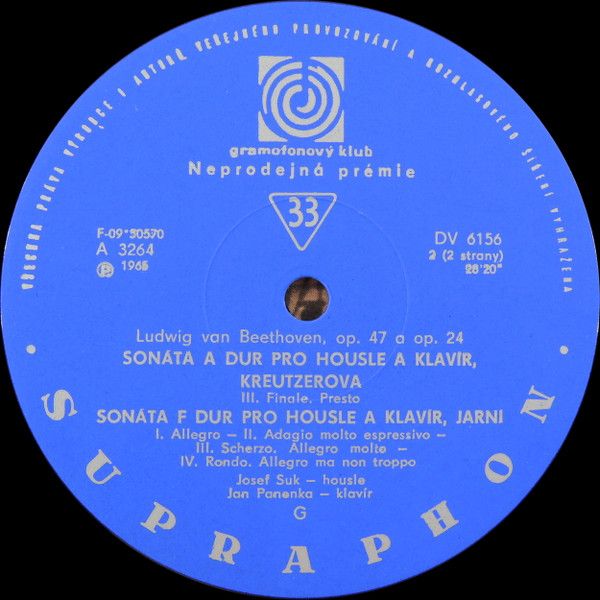 Supraphon DV 6156 - Ludwig Van Beethoven - Sonáta Pro Klavír A H - Image 4