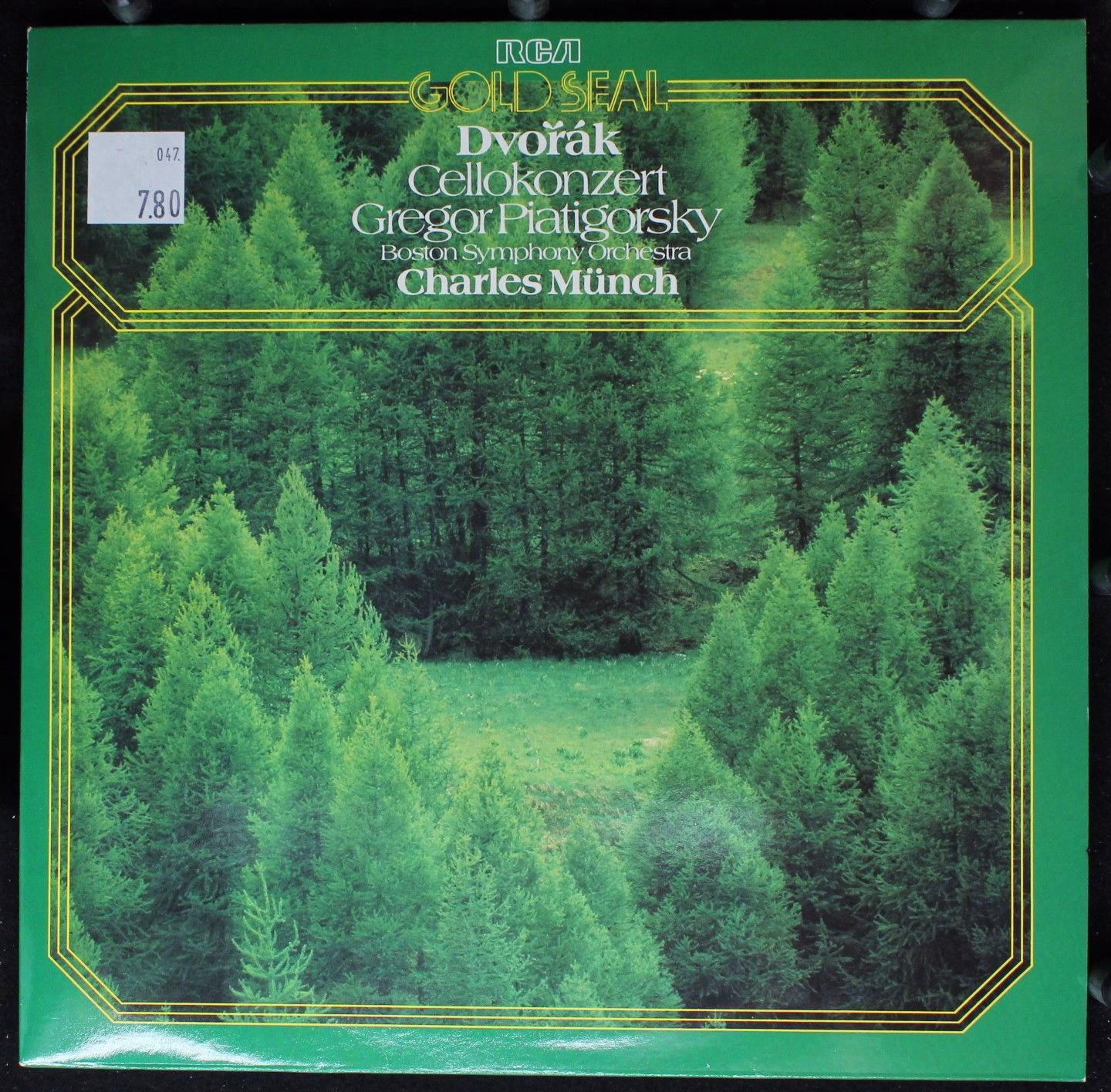RCA Gold Seal GL 42078 - Gregor Piatigorsky, Charles Munch, Bost