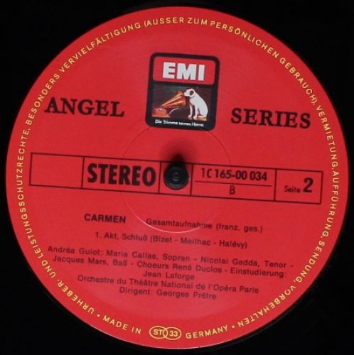 His Master's Voice 1C 153-00 034/36 - Maria Callas, Nicolai Gedd - Image 3