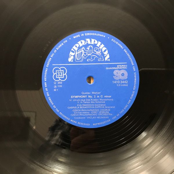 Supraphon 1410 3441-42 - Gustav Mahler, Gabriela Beňačková, Eva - Image 5
