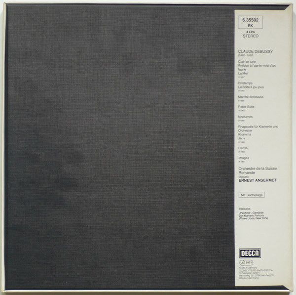 DECCA 6.35502 - Claude Debussy, L'Orchestre De La Suisse Romande - Image 2