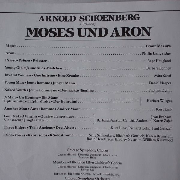 DECCA 414 264-1 - Arnold Schoenberg, Franz Mazura, Philip Langri - Image 3