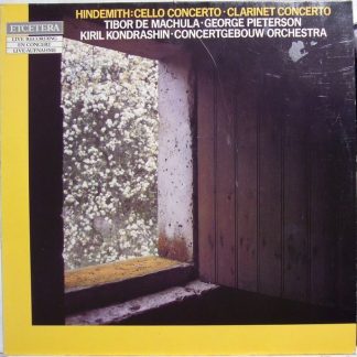 Etcetera (3) ETC 1006 - Paul Hindemith, Tibor De Machula, George