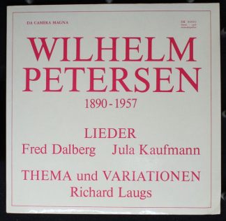 Da Camera Magna SM 90003 - Wilhelm Petersen - Lieder / Themen Un