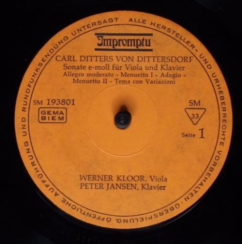 Impromptu SM 193801 - Carl Ditters von Dittersdorf, Johann Nepom - Image 3