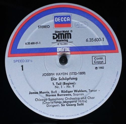 DECCA 6.35600 - Joseph Haydn, Norma Burrowes, Rüdiger Wohlers, J - Image 3