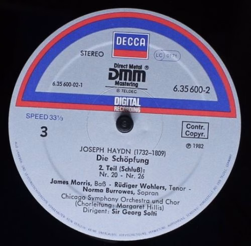 DECCA 6.35600 - Joseph Haydn, Norma Burrowes, Rüdiger Wohlers, J - Image 5