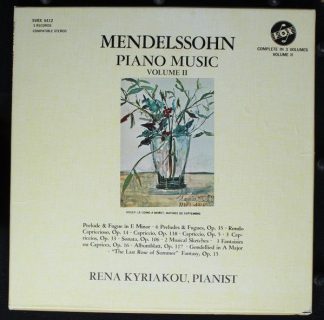 VOX (6) SVBX 5412 - Rena Kyriakou - Mendelssohn Piano Music (Vol