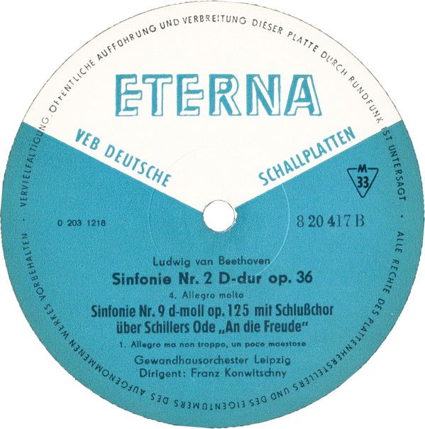 Eterna 8 20 417-418 - Ludwig van Beethoven, Gewandhausorchester - Image 6