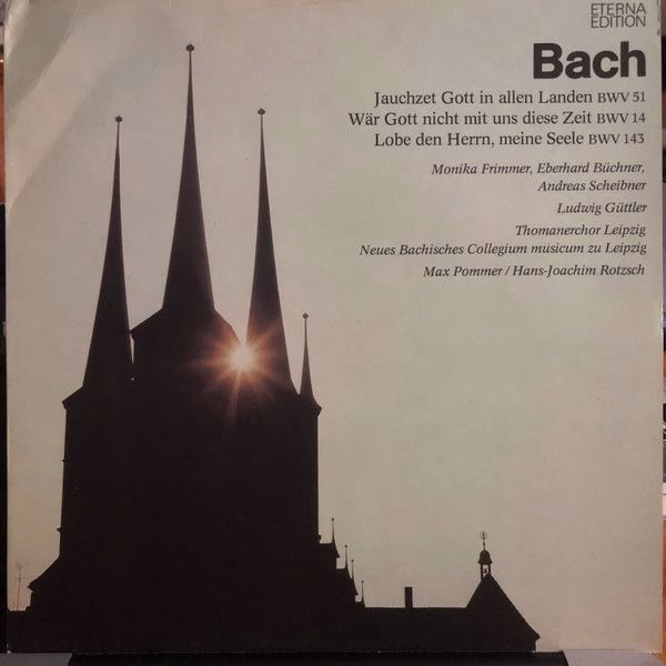 Eterna 8 27 887 - Johann Sebastian Bach, Monika Frimmer, Eberhar