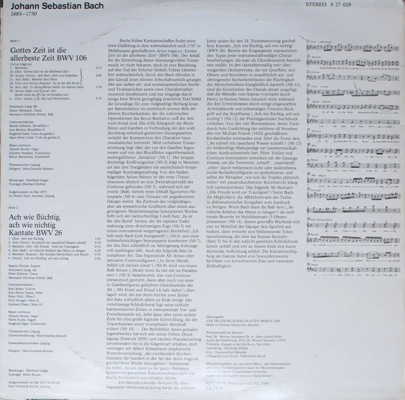 Not On Label 8 27 028 - Johann Sebastian Bach, Regina Werner, Ro - Image 2