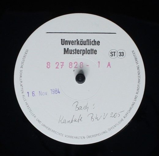 Not On Label 8 27 828 - Johann Sebastian Bach, Edith Mathis, Car - Image 3