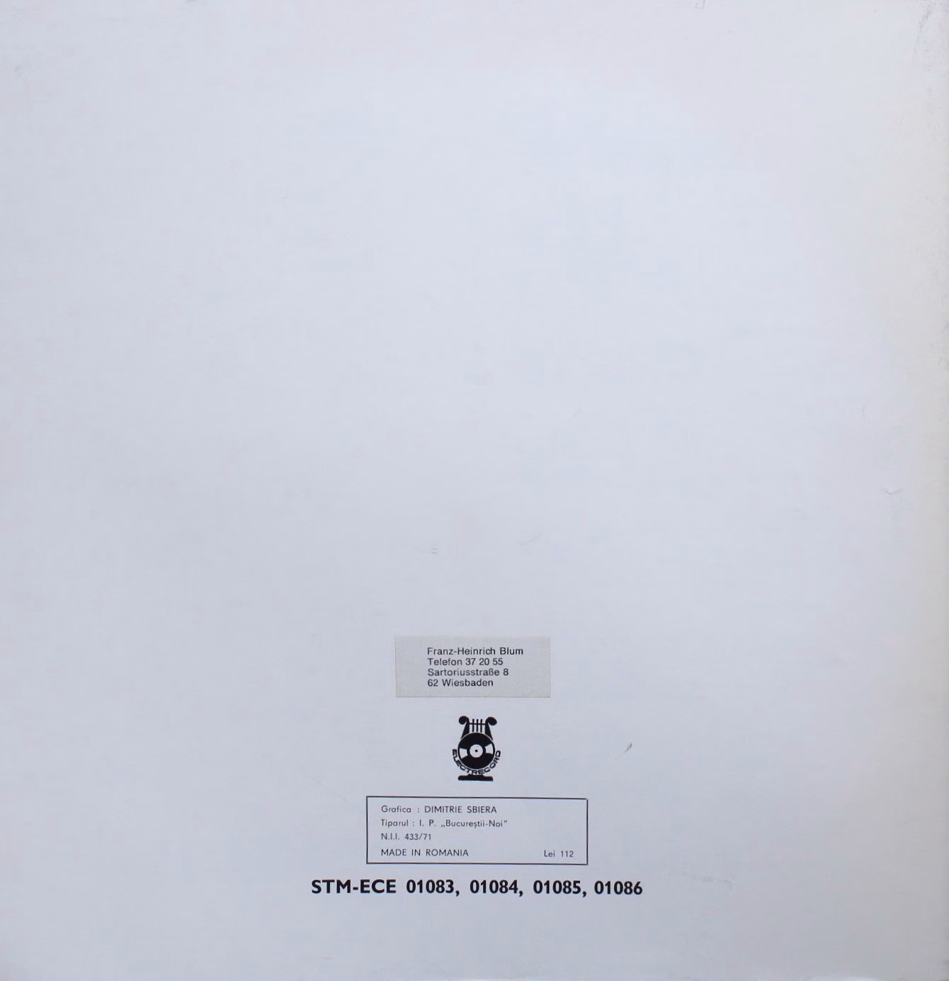 Electrecord STM-ECE 01083, 01084, 01085, 01086 - Giuseppe Verdi - Image 6