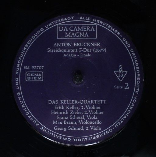 Da Camera Magna SM 92707/8 - Anton Bruckner, Das Keller Quartett - Image 8
