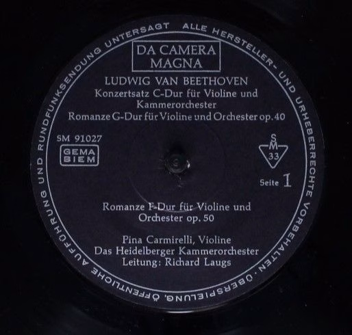 Da Camera Magna SM 91027 - Ludwig van Beethoven, Max Reger, Erig - Image 3