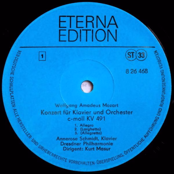 Eterna 8 26 468 - Wolfgang Amadeus Mozart, Annerose Schmidt, Dre - Image 4