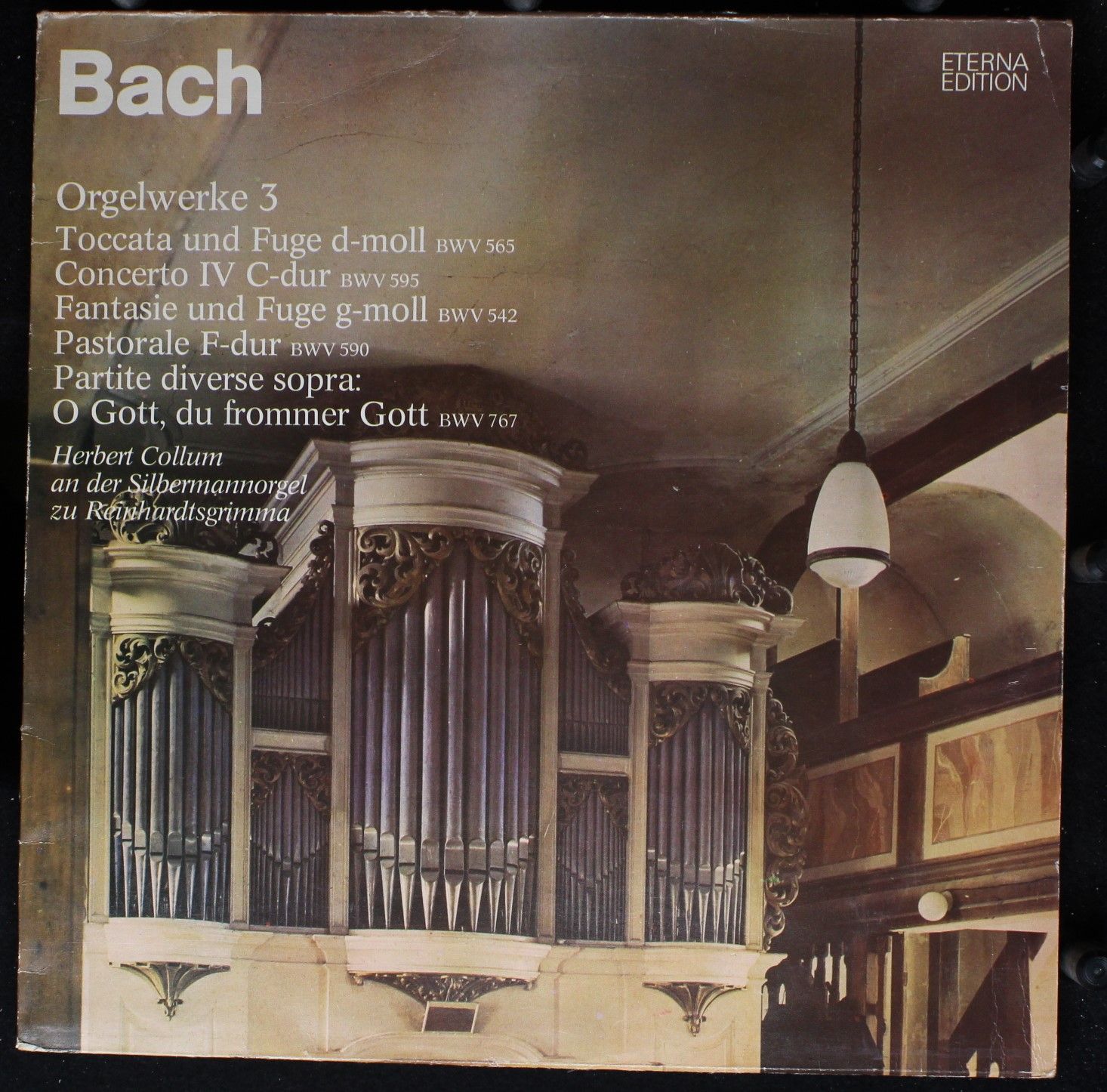 Eterna 8 25 601 - Johann Sebastian Bach, Herbert Collum - Orgelw