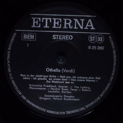 Eterna 8 25 260 - Giuseppe Verdi, Hermin Esser, Brünnhild Friedl - Image 3