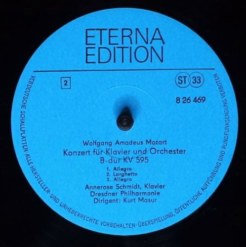 Eterna 8 26 469 - Wolfgang Amadeus Mozart, Annerose Schmidt, Dre - Image 4
