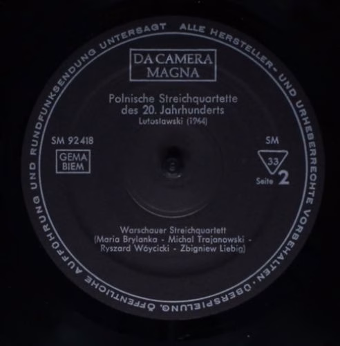 Da Camera Magna SM 92418 - Witold Lutoslawski, Krzysztof Pendere - Image 4