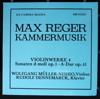 Da Camera Magna SM 93320 - Max Reger, Wolfgang Müller-Nishio, Ru
